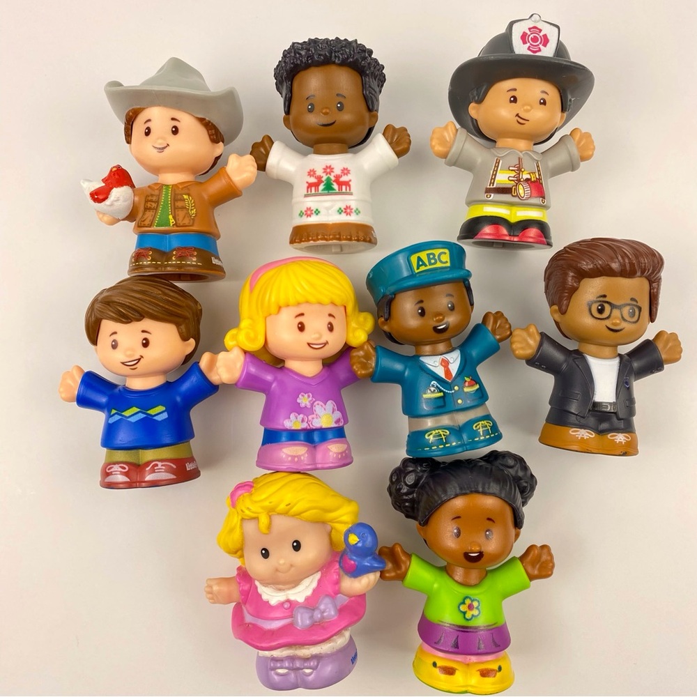 Fisher Price Little People lot of 9 figures, mixed lot